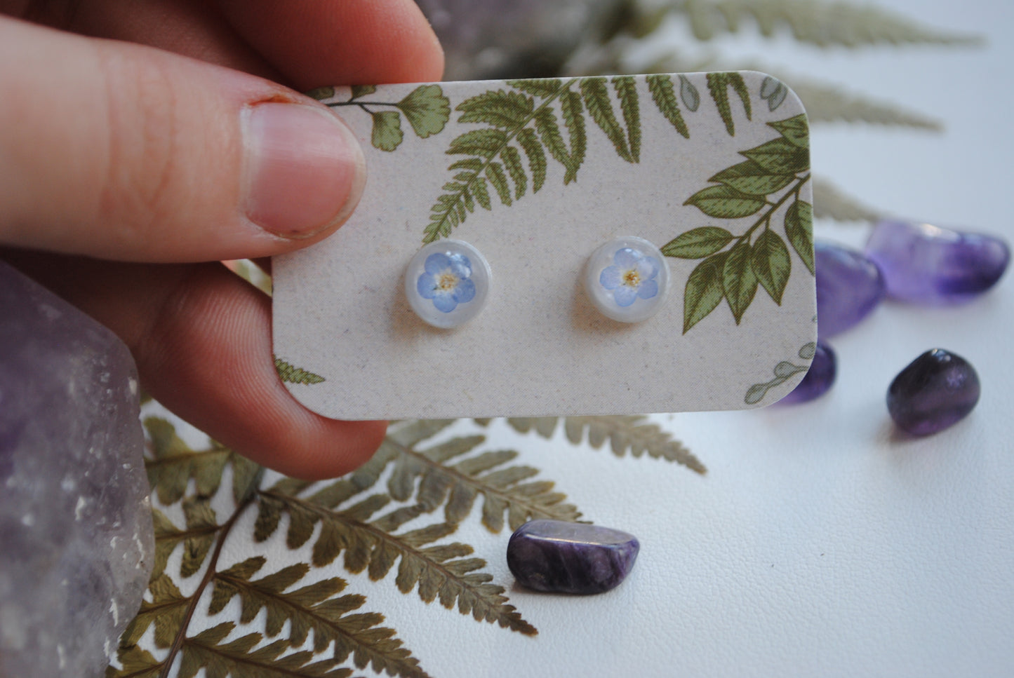 Forget-Me-Not Studs