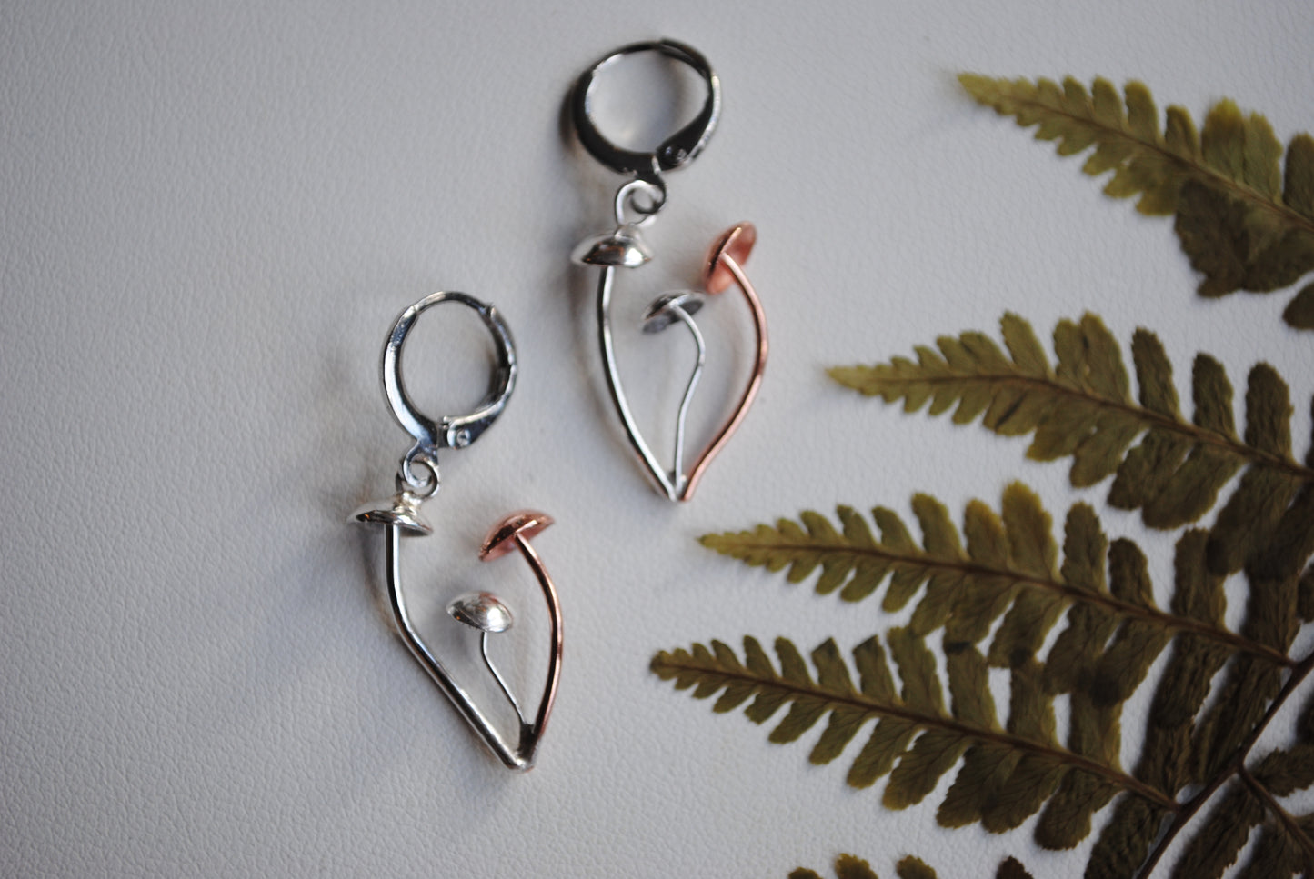 Mini Mushroom Earrings