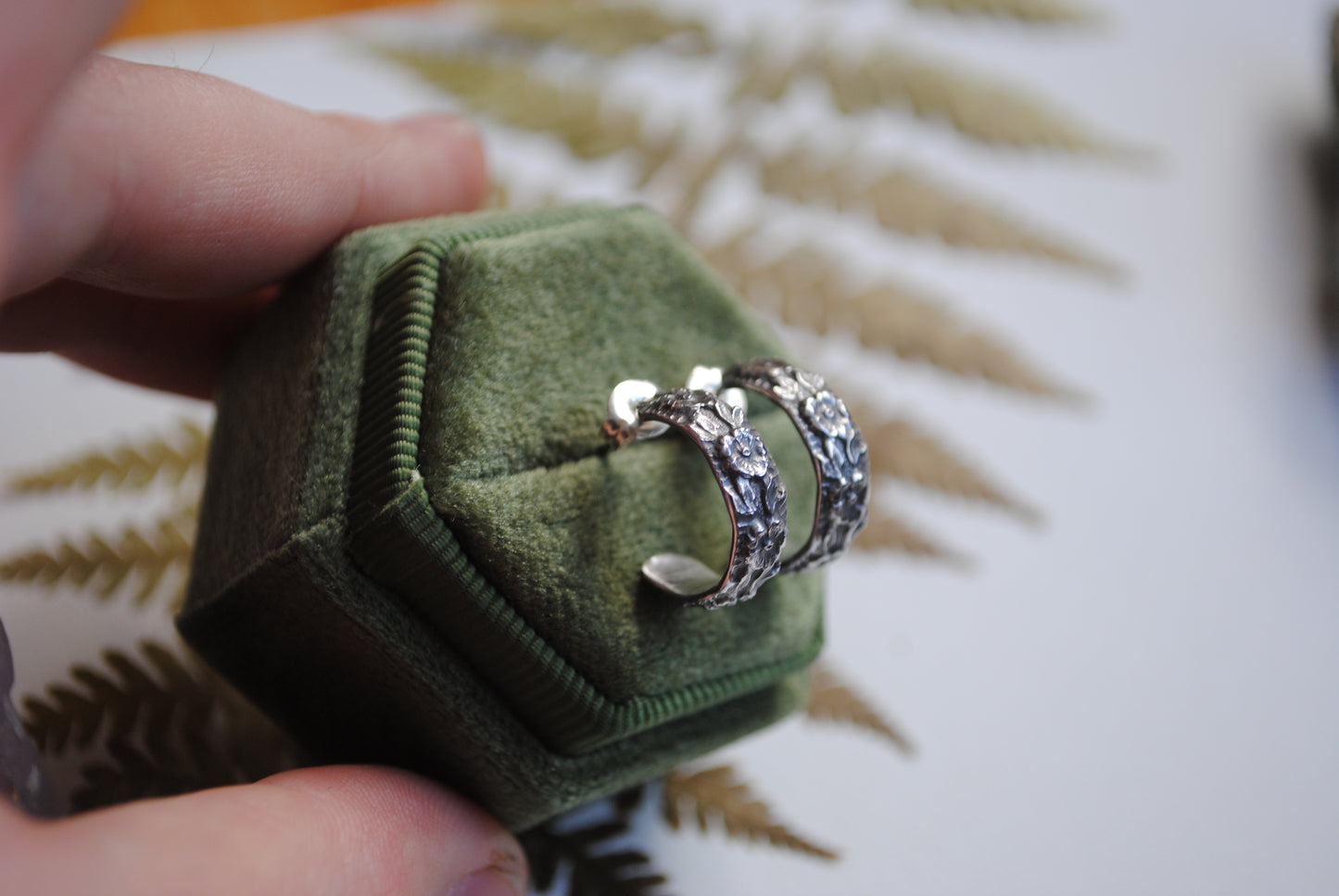 Floral Mini Hoops | MTO