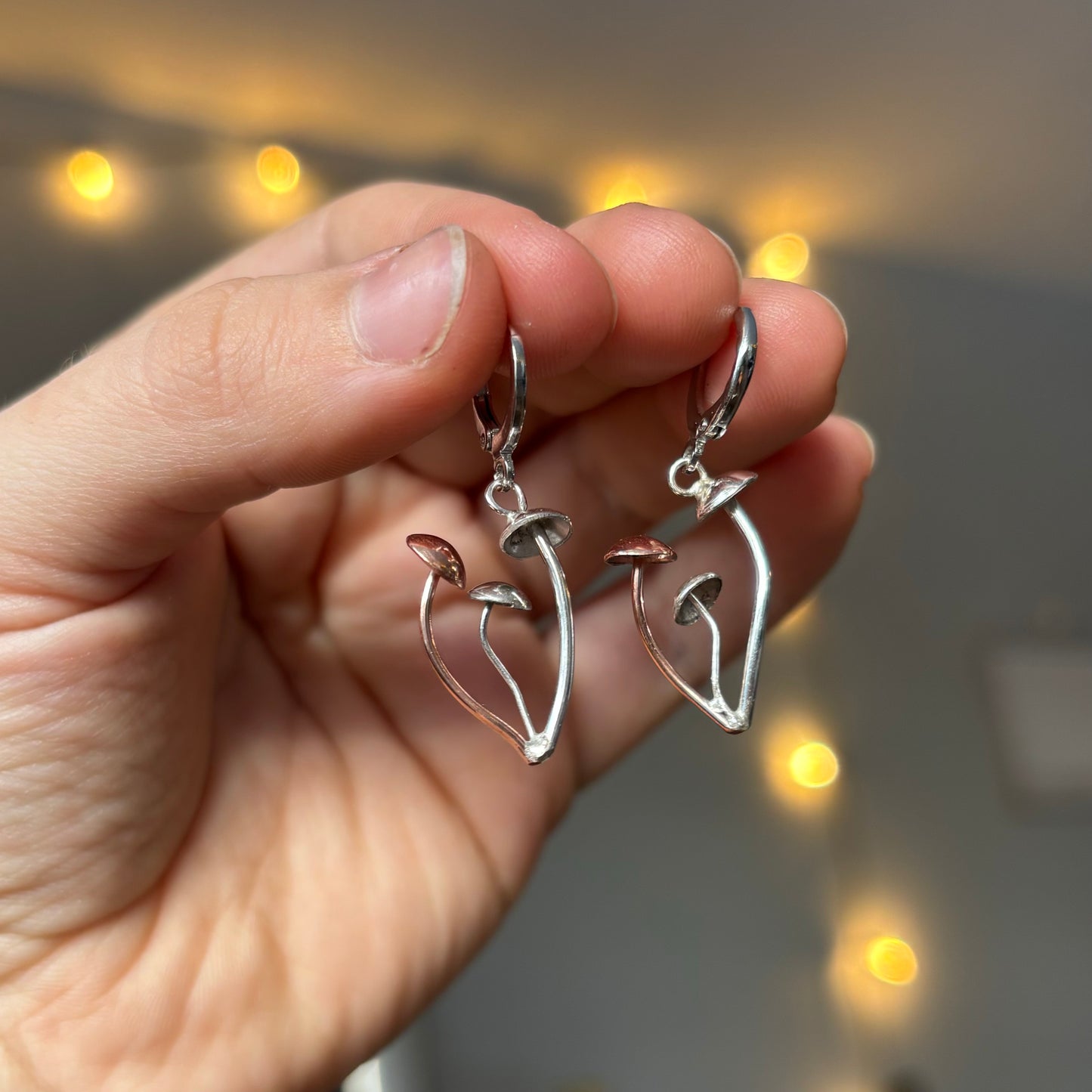 Mini Mushroom Earrings