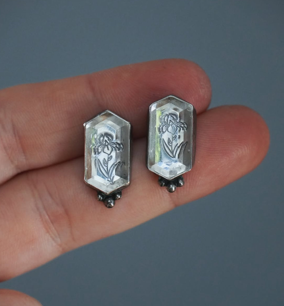 Iris Illusion Studs | MTO