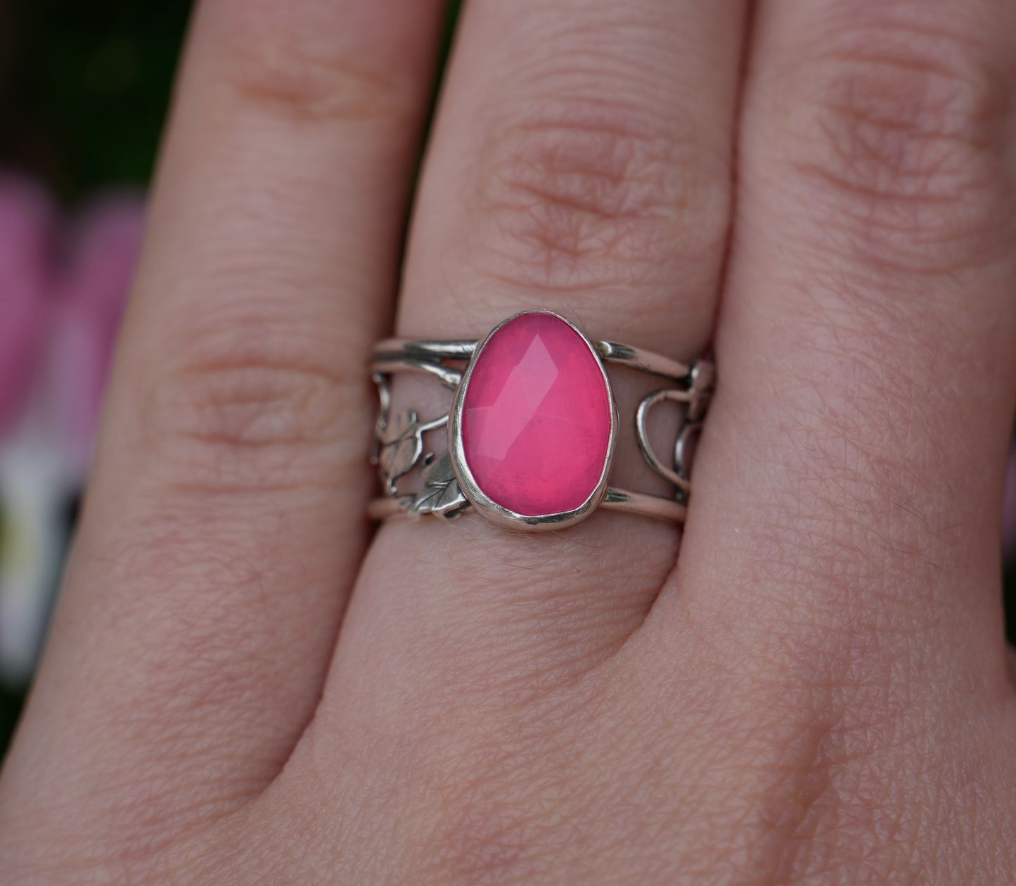 Opal Bleeding Heart Ring | Size 6