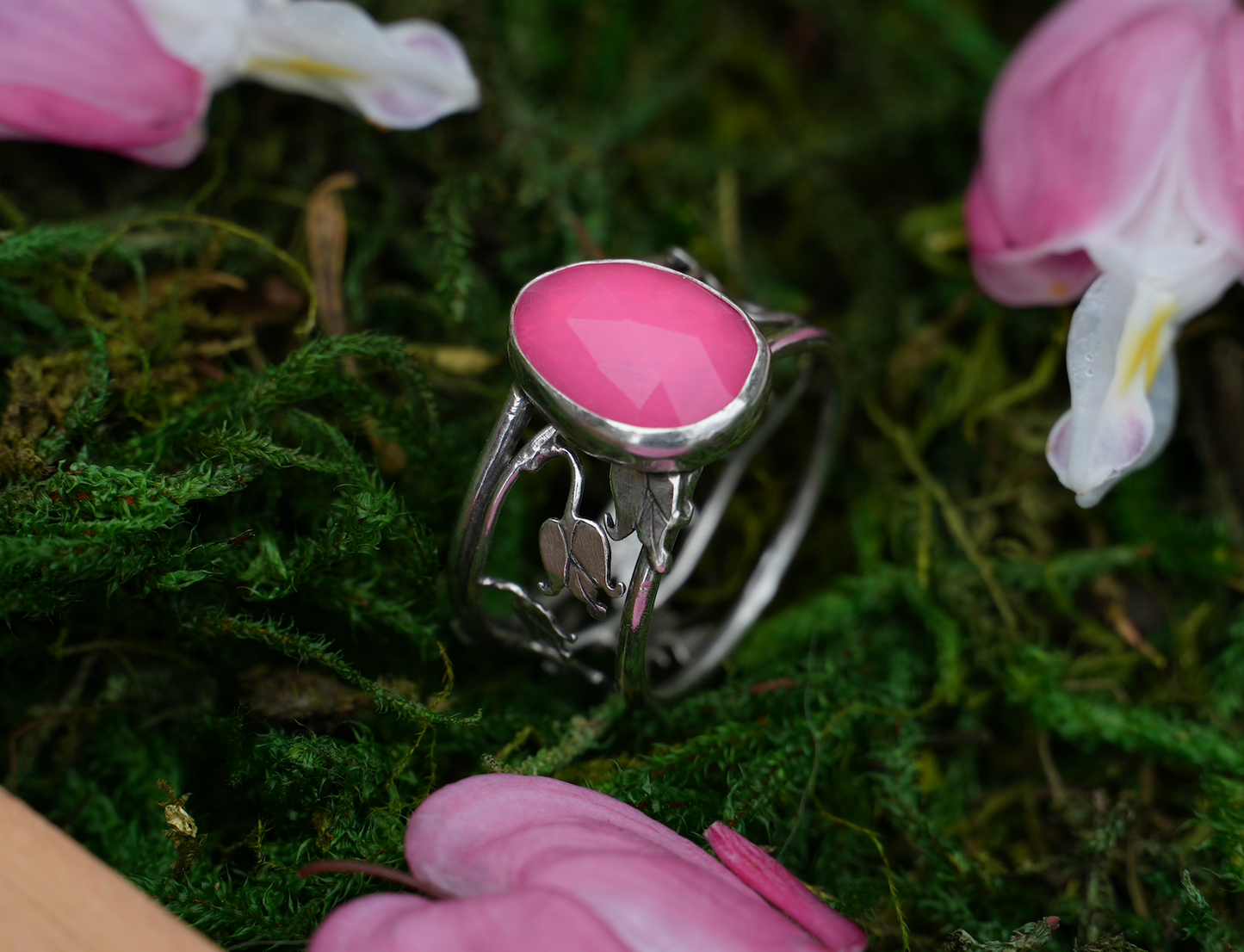 Opal Bleeding Heart Ring | Size 6