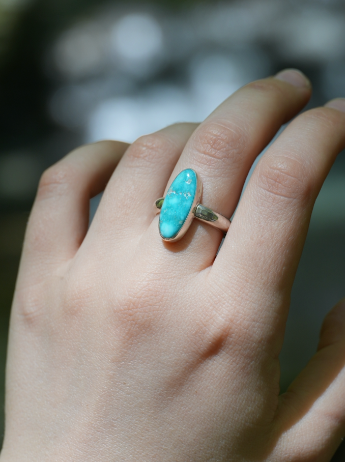 Turquoise River Ring | Size 7.5