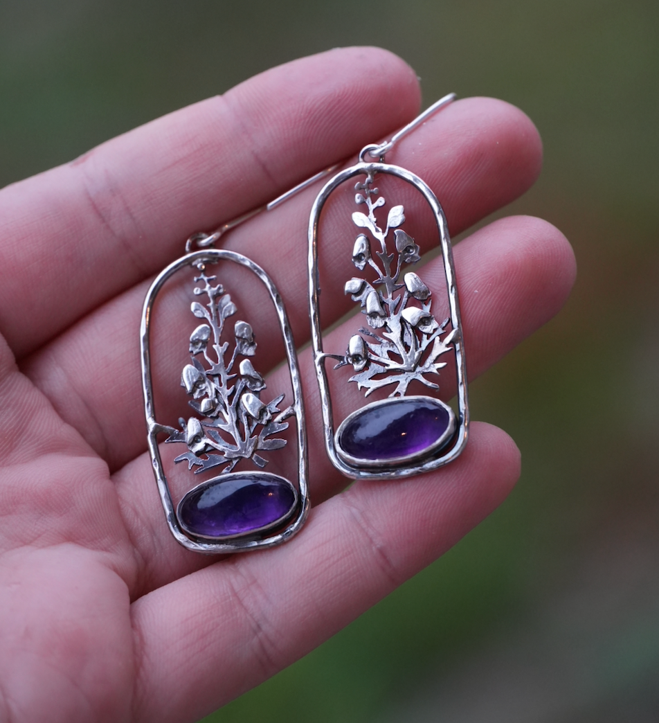 Wolfsbane Earrings | One of a Kind