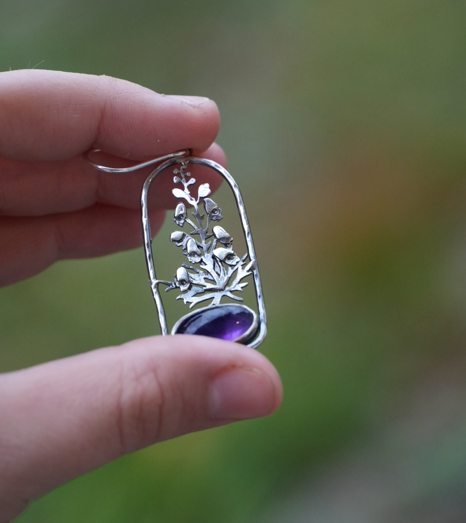 Wolfsbane Earrings | One of a Kind
