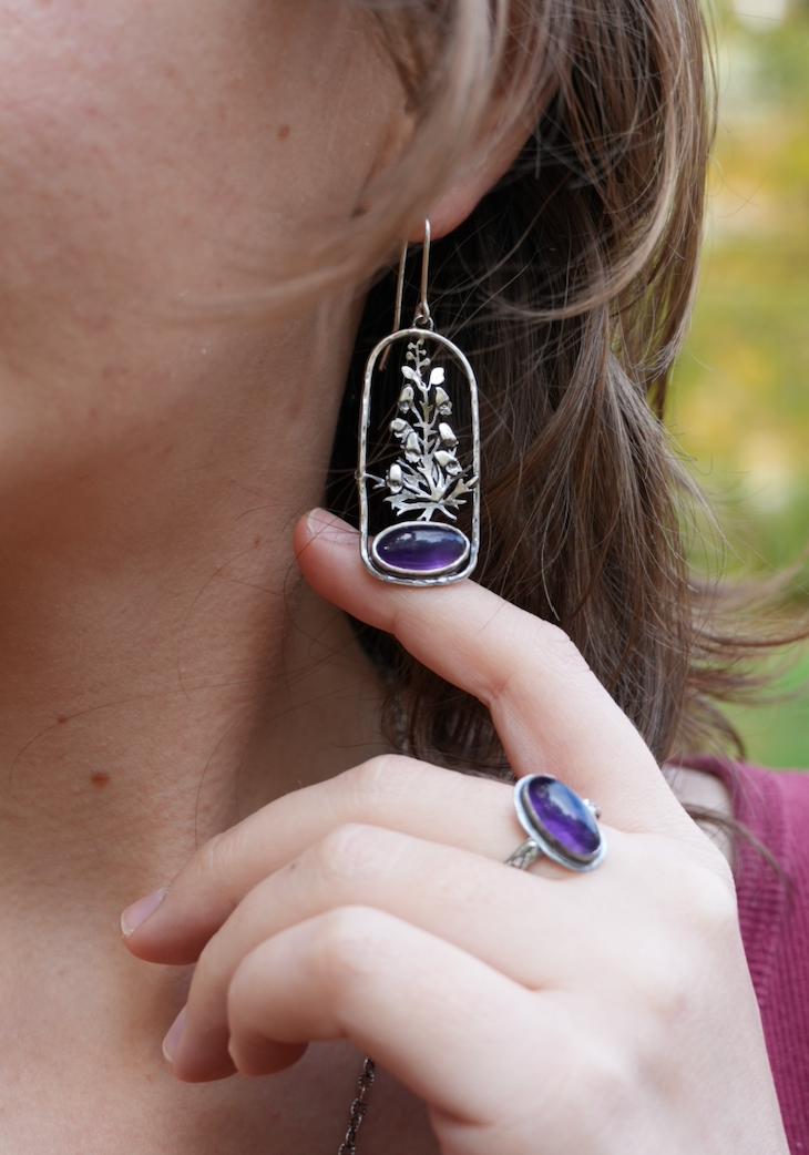 Wolfsbane Earrings | One of a Kind