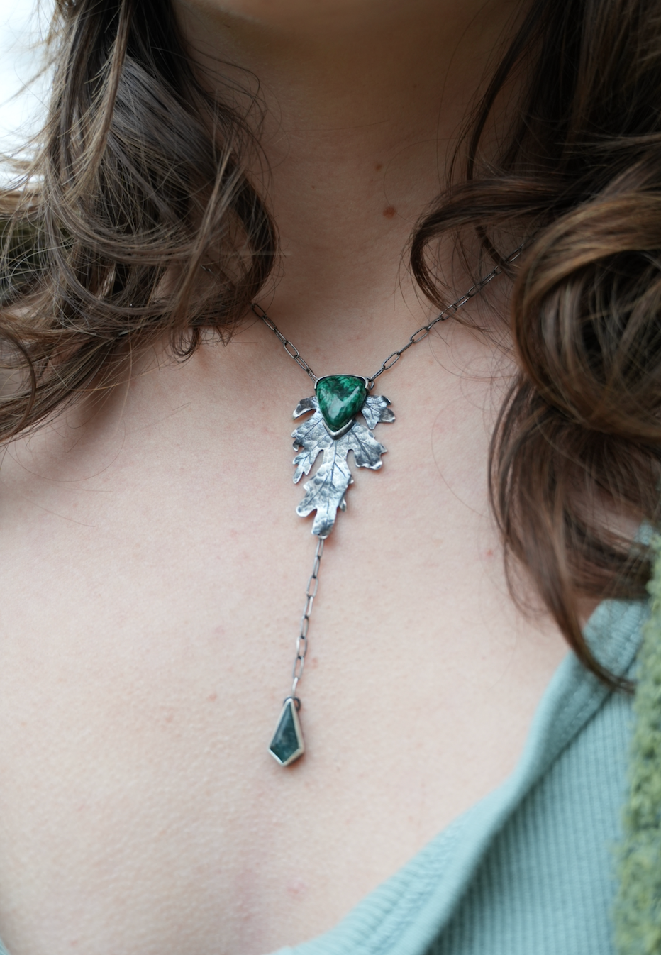 Chrysanthemum Lariat | One of a Kind