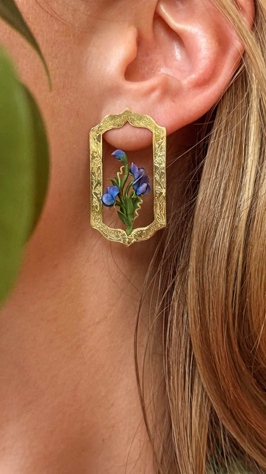 Sweet Pea Studs | Pre-Order ❀