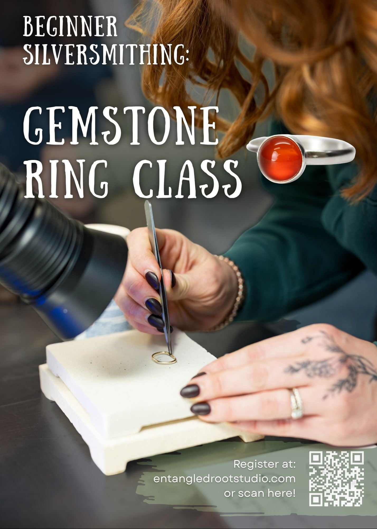 Silversmithing | Gemstone Stacking Rings