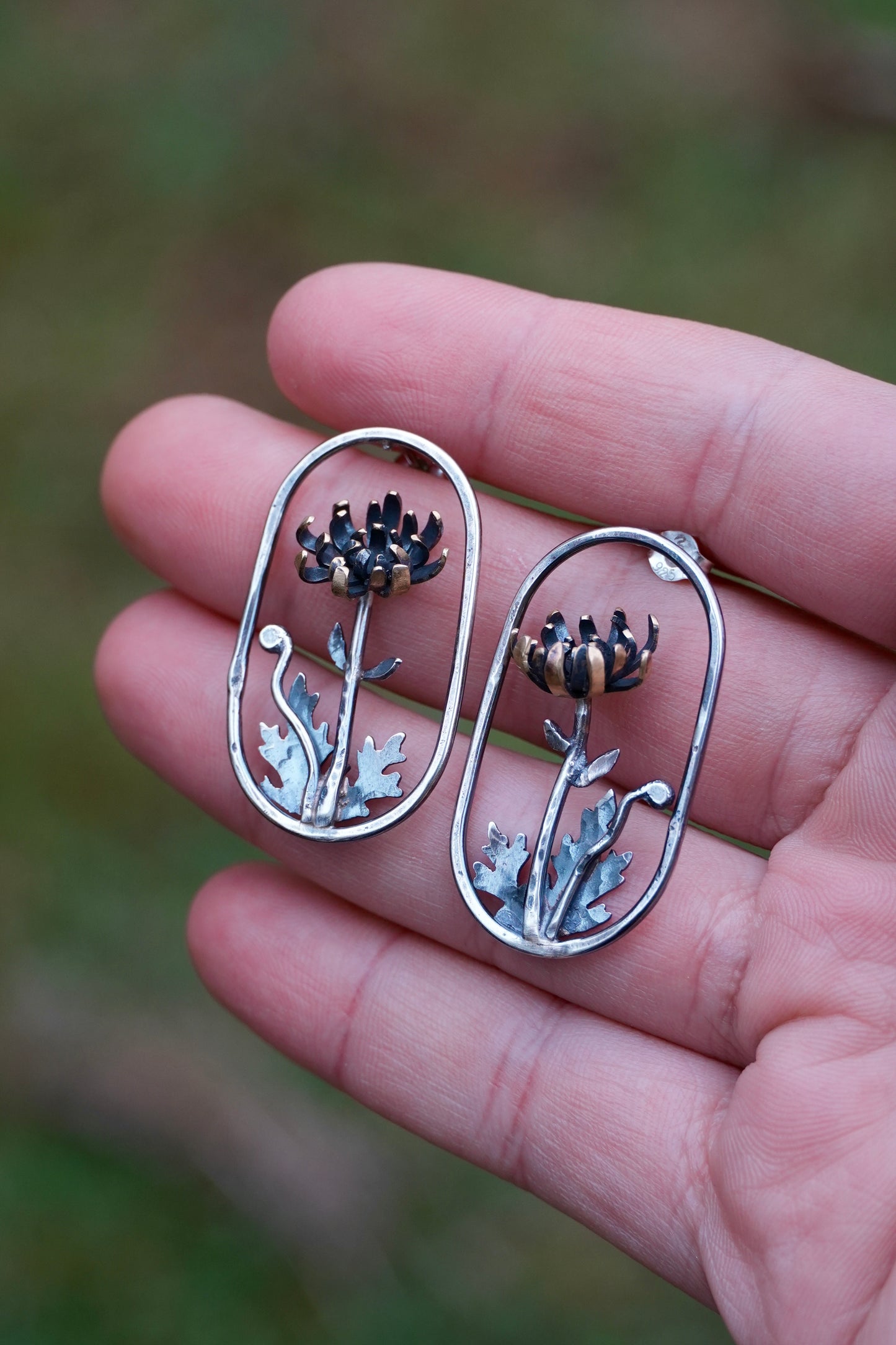 Chrysanthemum Earrings | Ready to Ship