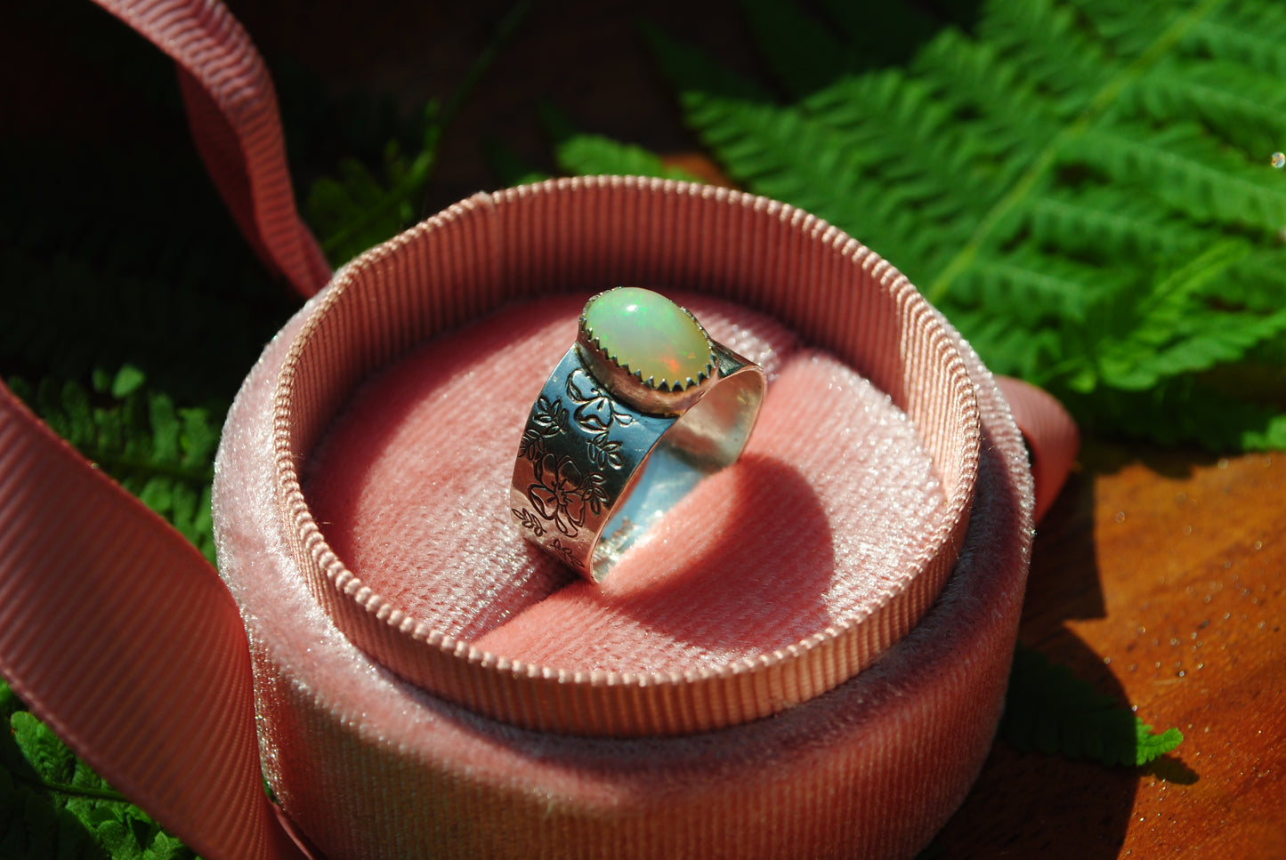 Blooming Opal Ring