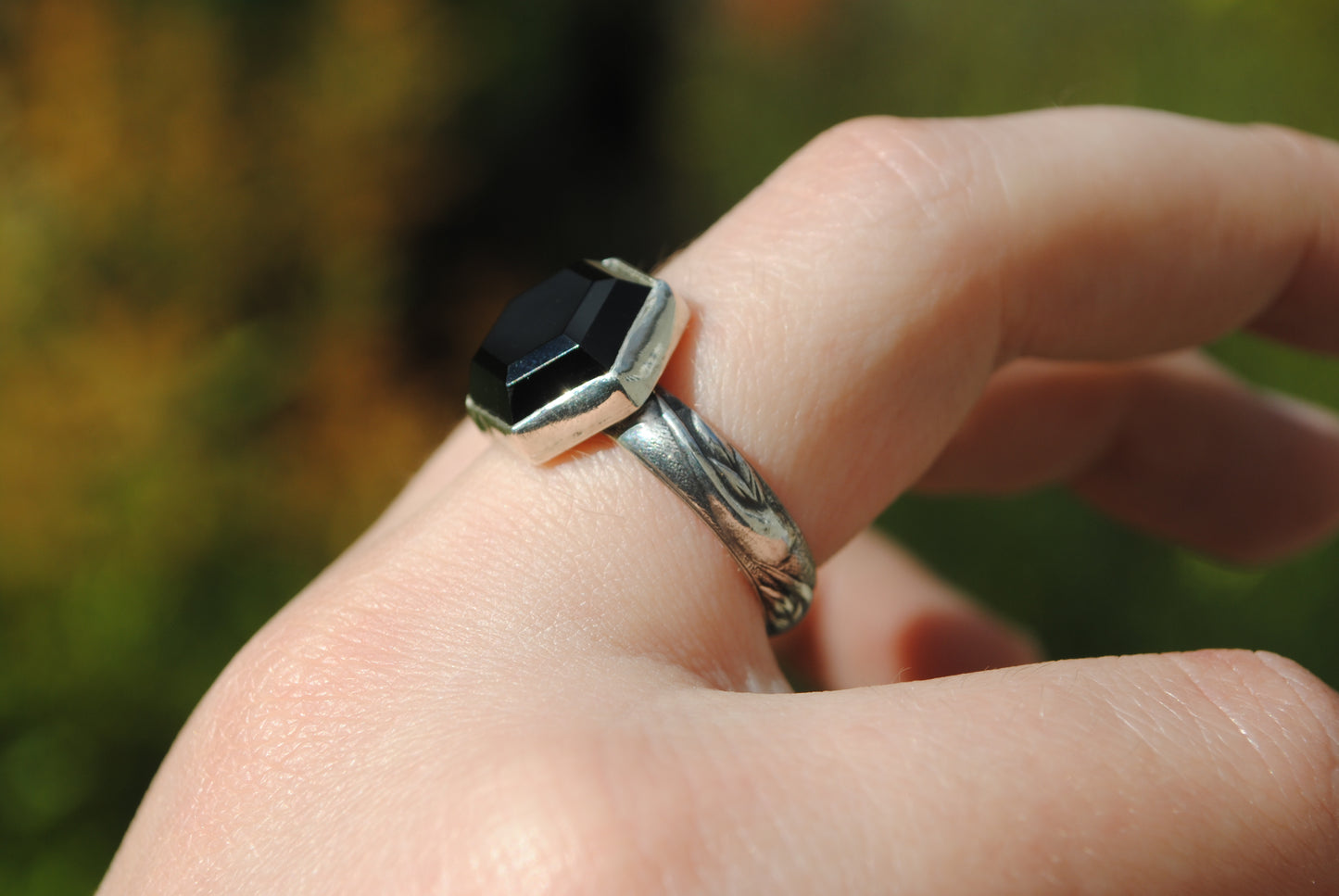 Obsidian Protection Ring