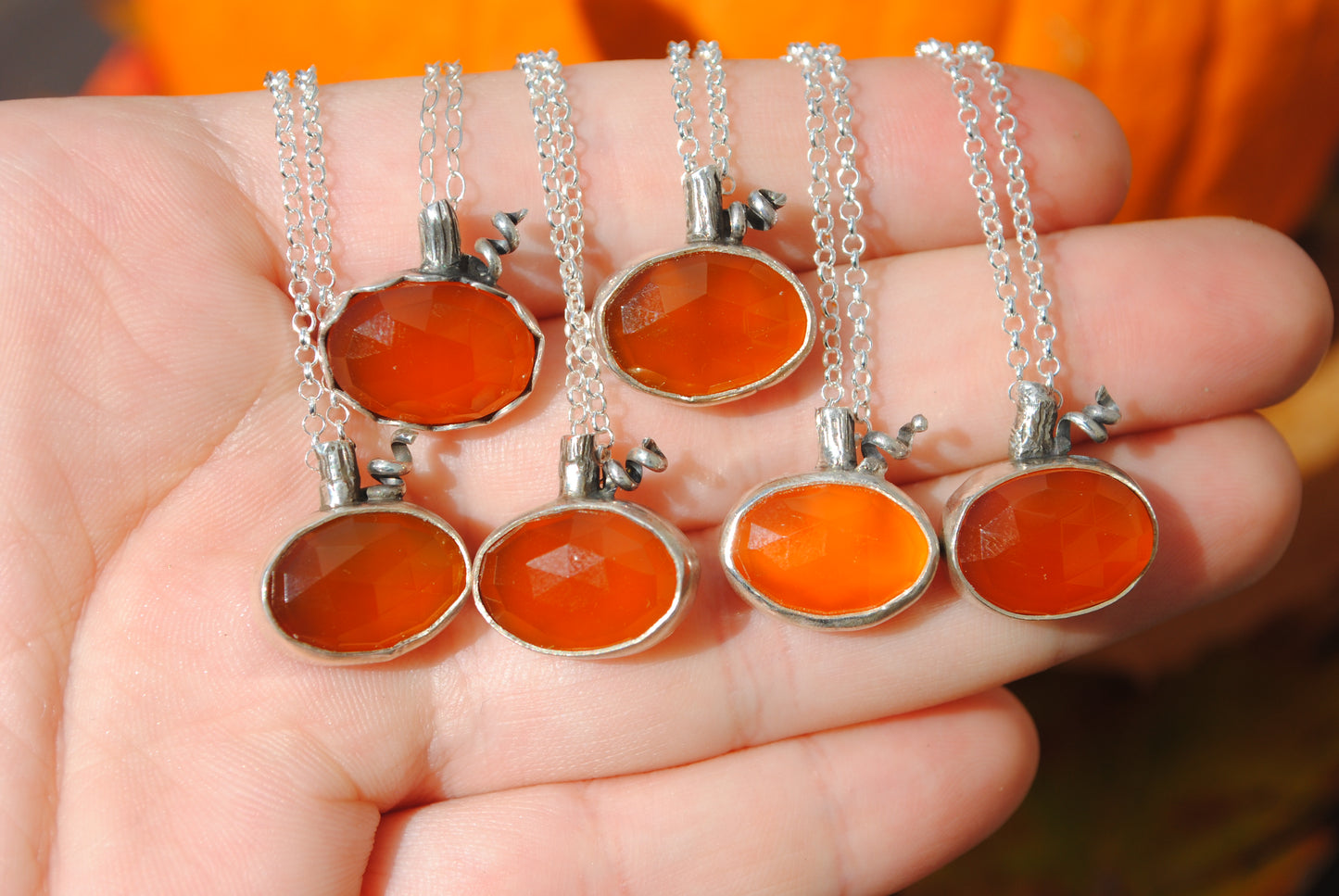 Pumpkin Necklaces Pre-Order