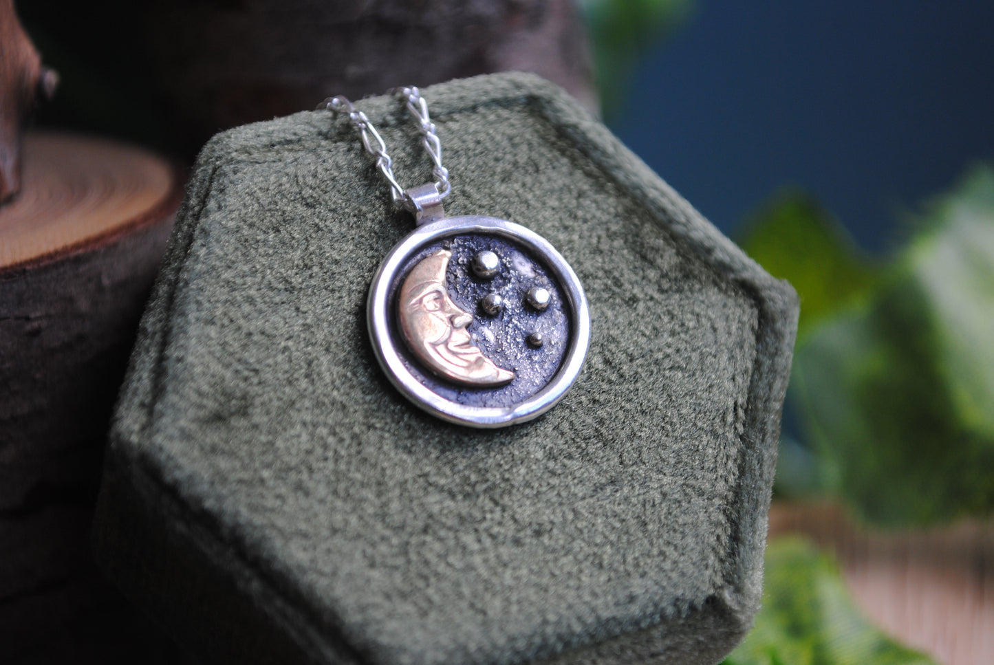 Moon Face Pendant