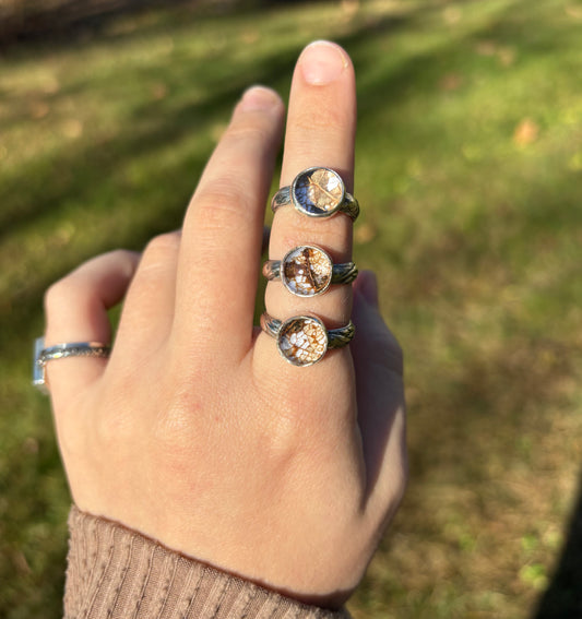 Skeleton Leaf Ring