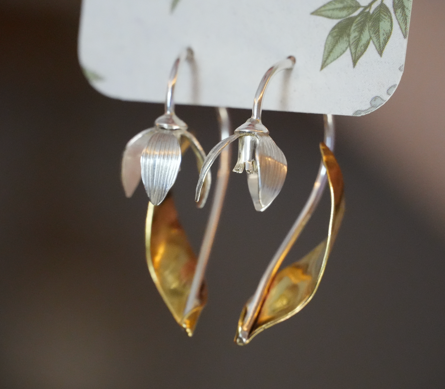 Blooming Snowdrop Earrings