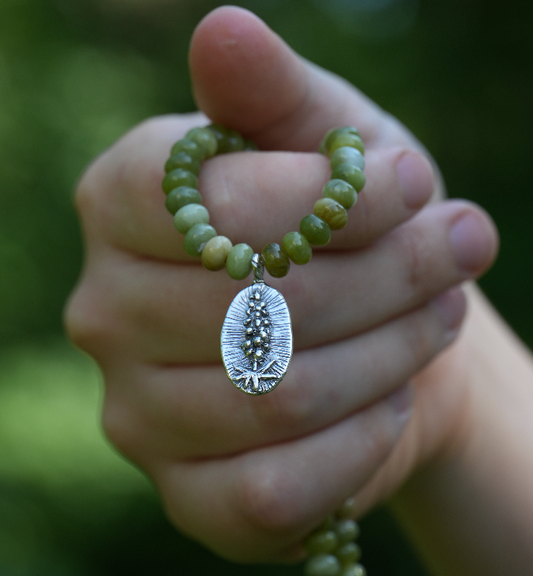 Lupine Charm Necklace | Ready-to-Ship
