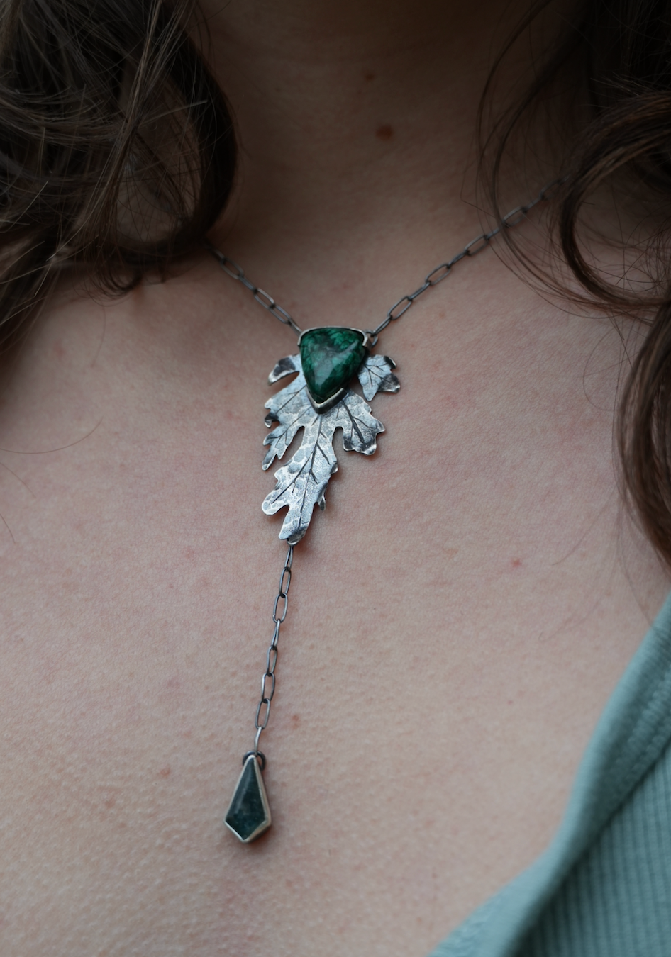 Chrysanthemum Lariat | One of a Kind