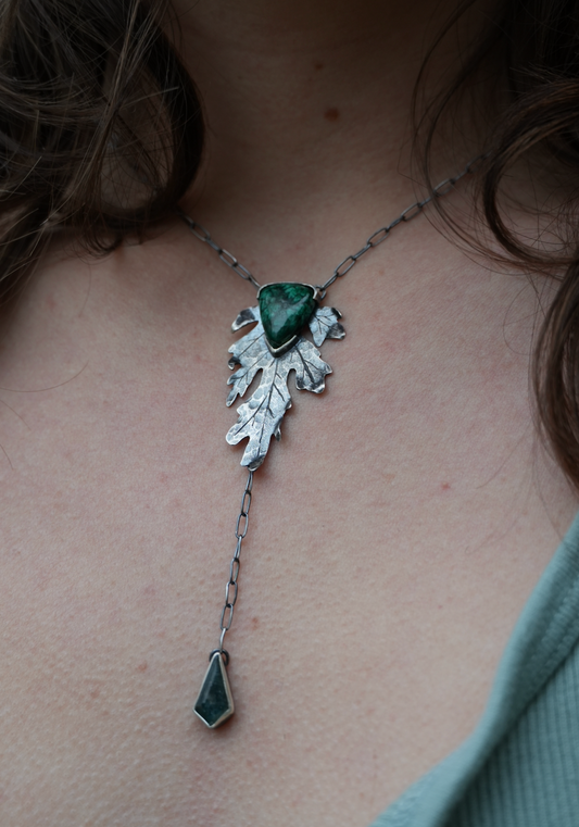 Chrysanthemum Lariat | One of a Kind