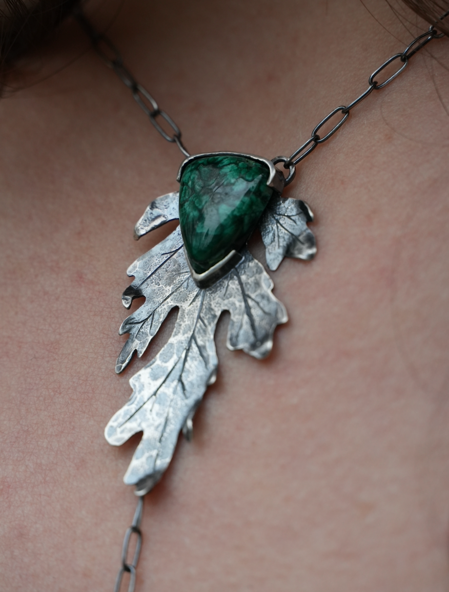 Chrysanthemum Lariat | One of a Kind