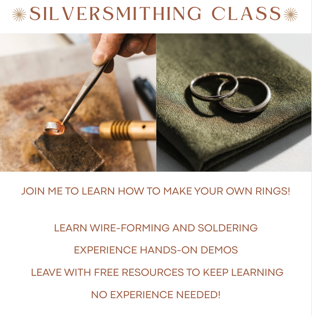 Silversmith Class | Make Your Own Stacking Rings