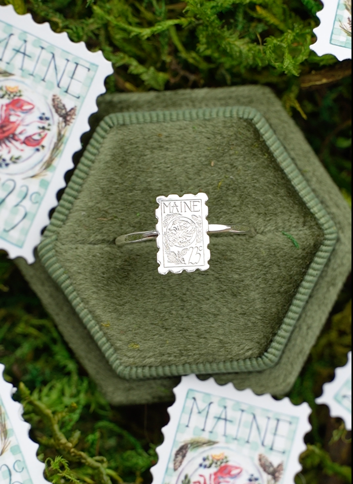 Mini Maine Stamp Ring | Pre-Order