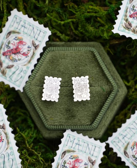 Maine Stamp Studs | Pre-Order