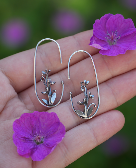 Lilac Hoops | Ready to Ship!