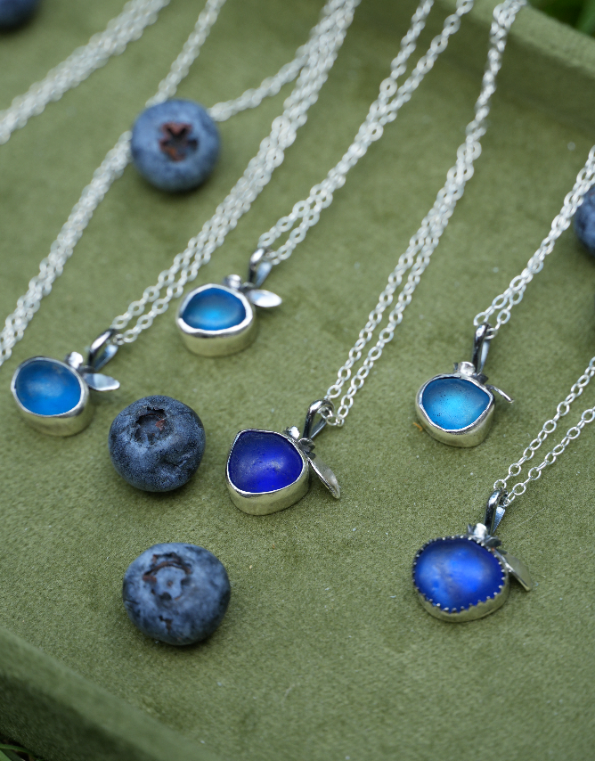 Blueberry Pendant | Ready to Ship!