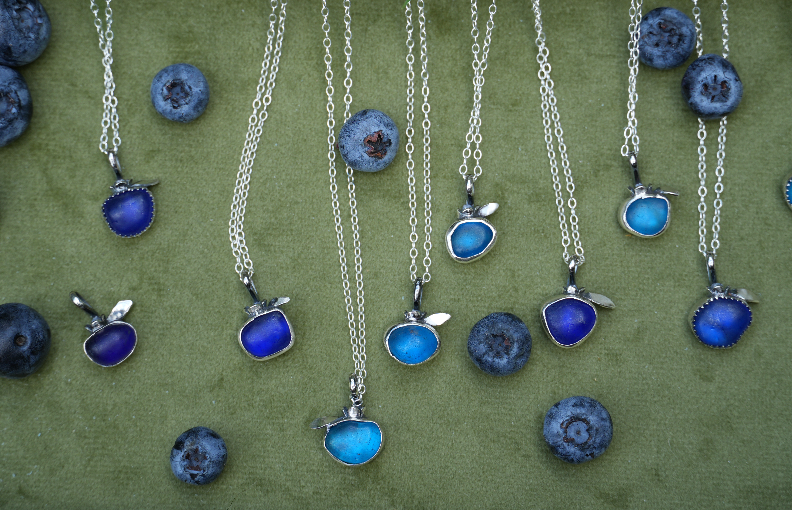 Blueberry Pendant | Ready to Ship!