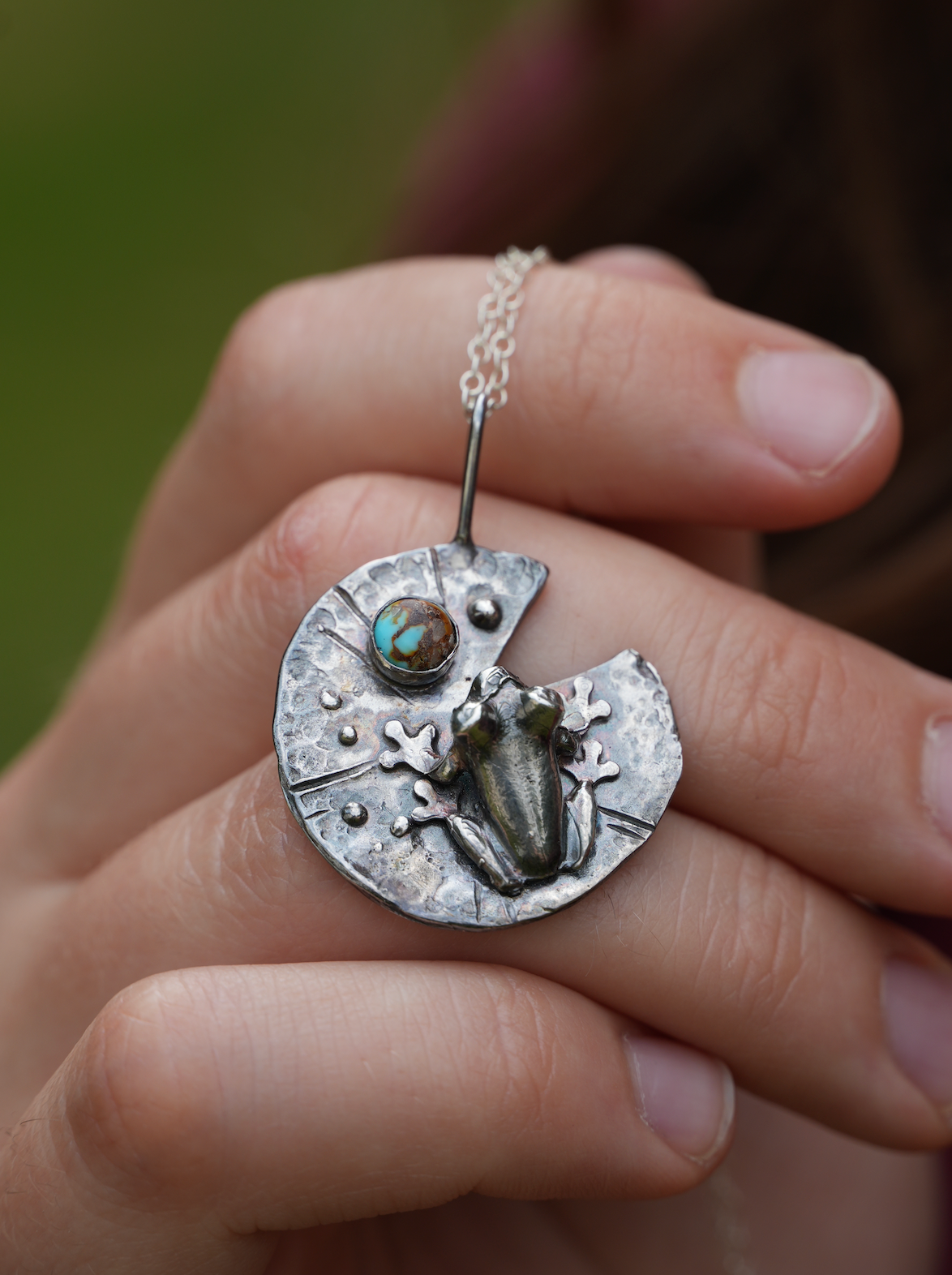 Lily Pad Pendant | Ready to Ship