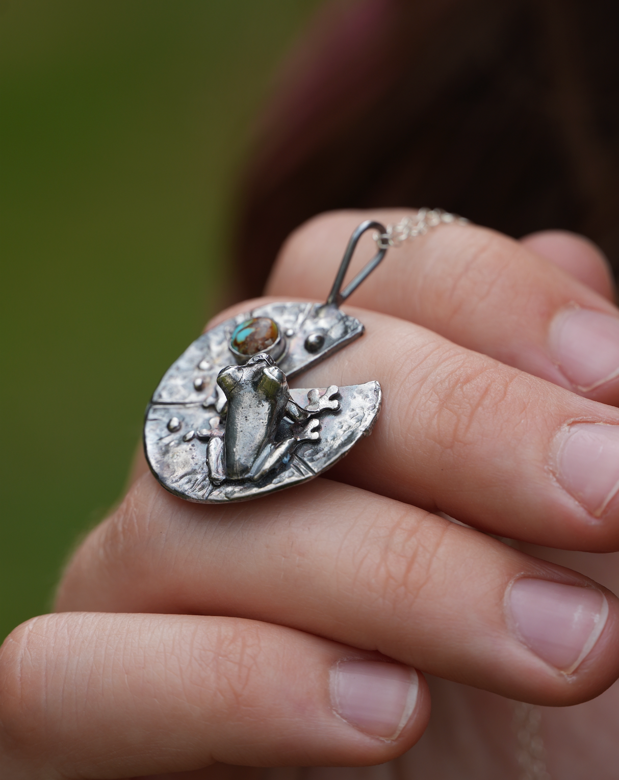 Lily Pad Pendant | Ready to Ship