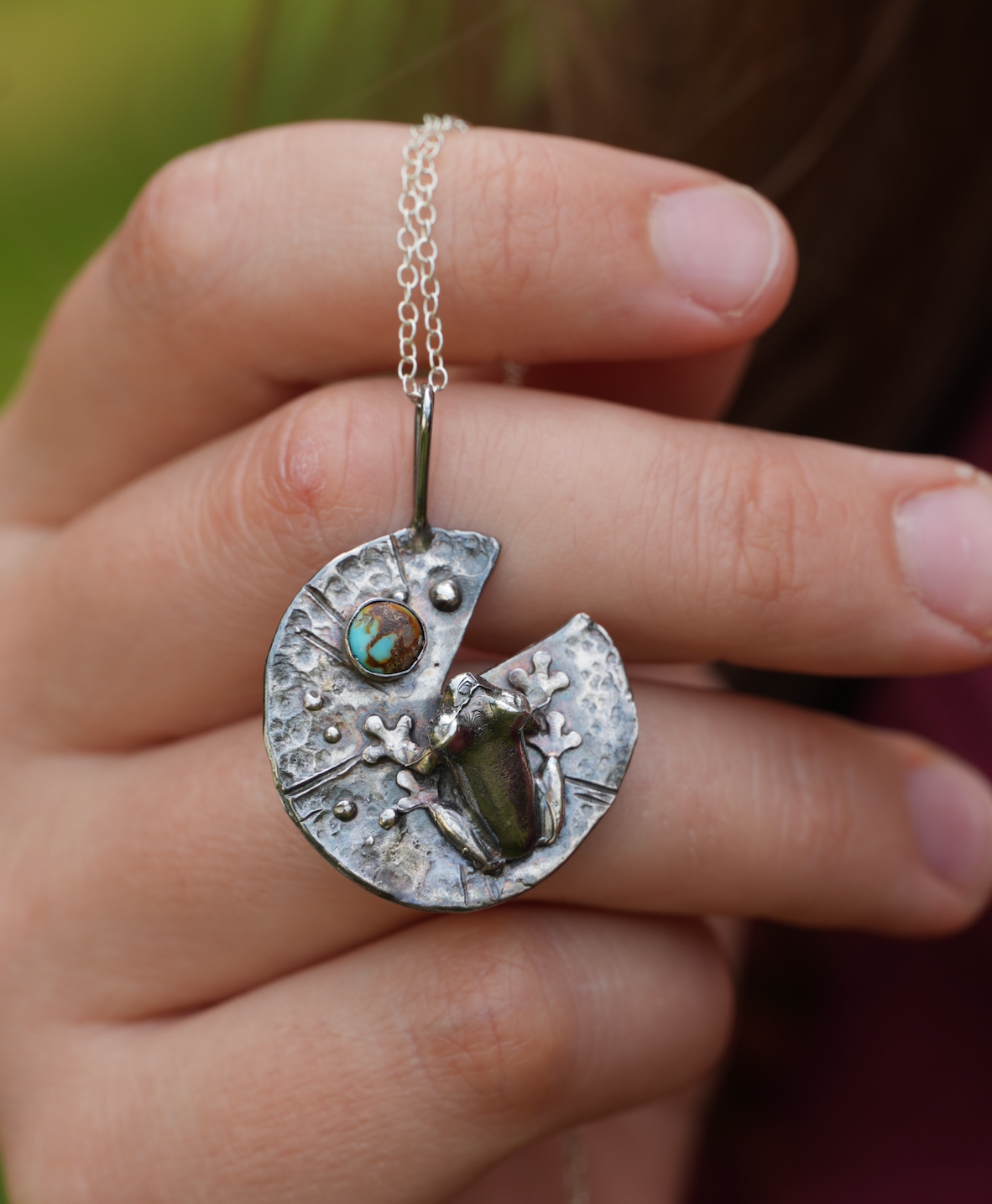 Lily Pad Pendant | Ready to Ship