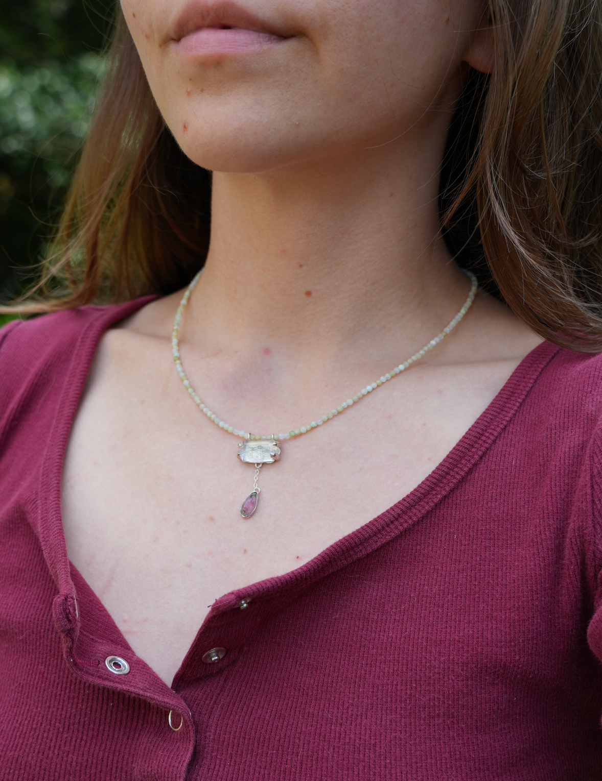 Water Lily Portal Necklace | Ready to Ship