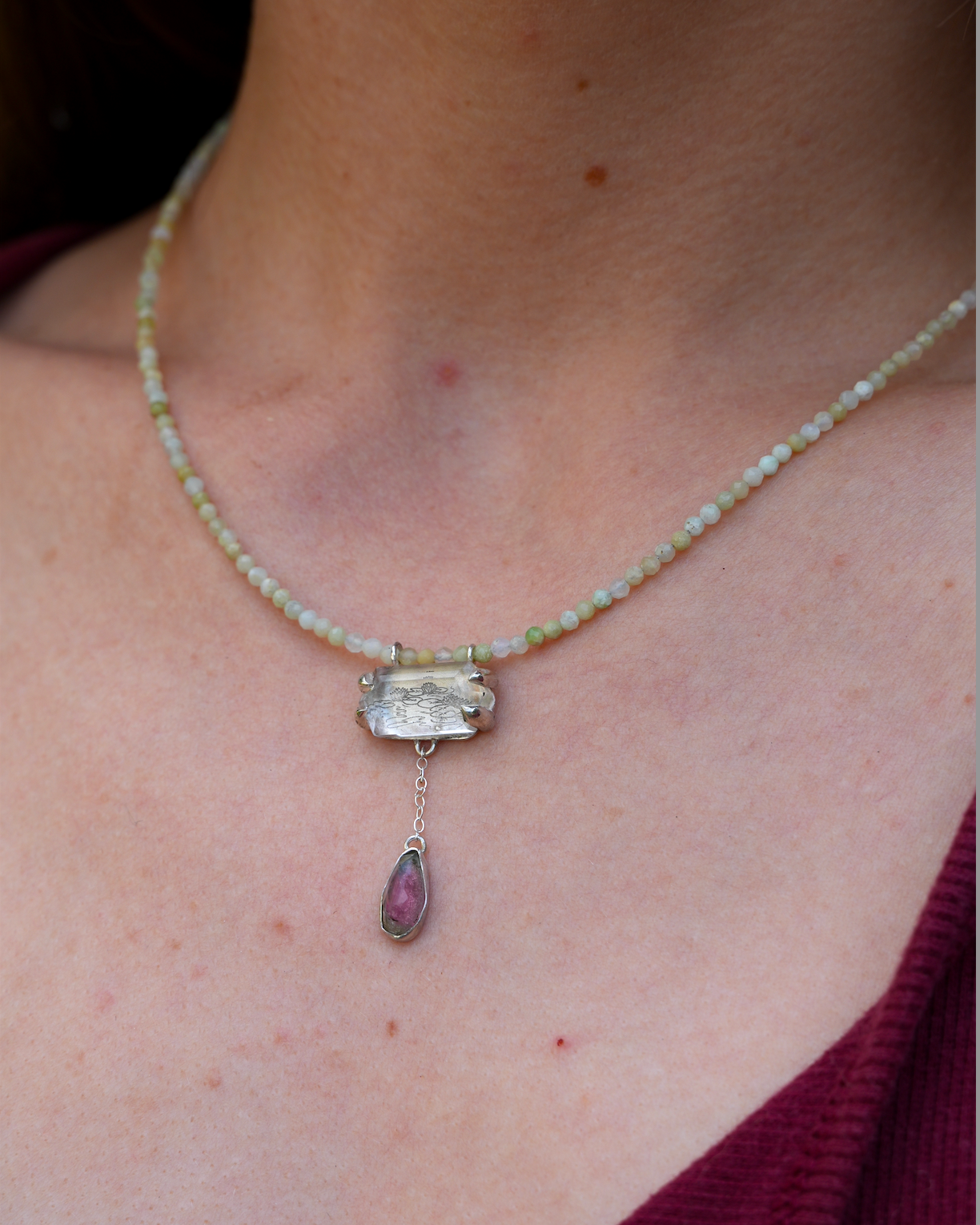 Water Lily Portal Necklace | Ready to Ship