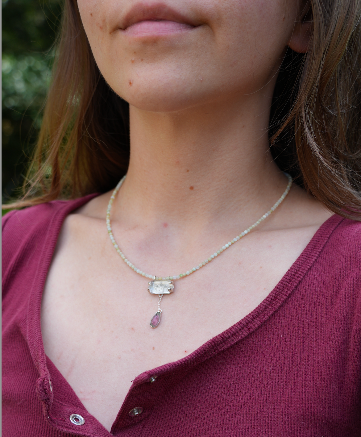Water Lily Portal Necklace | Ready to Ship