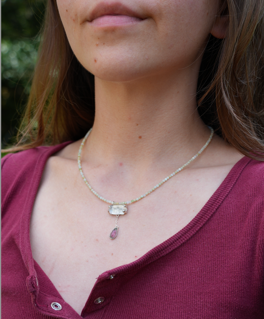 Water Lily Portal Necklace | Ready to Ship