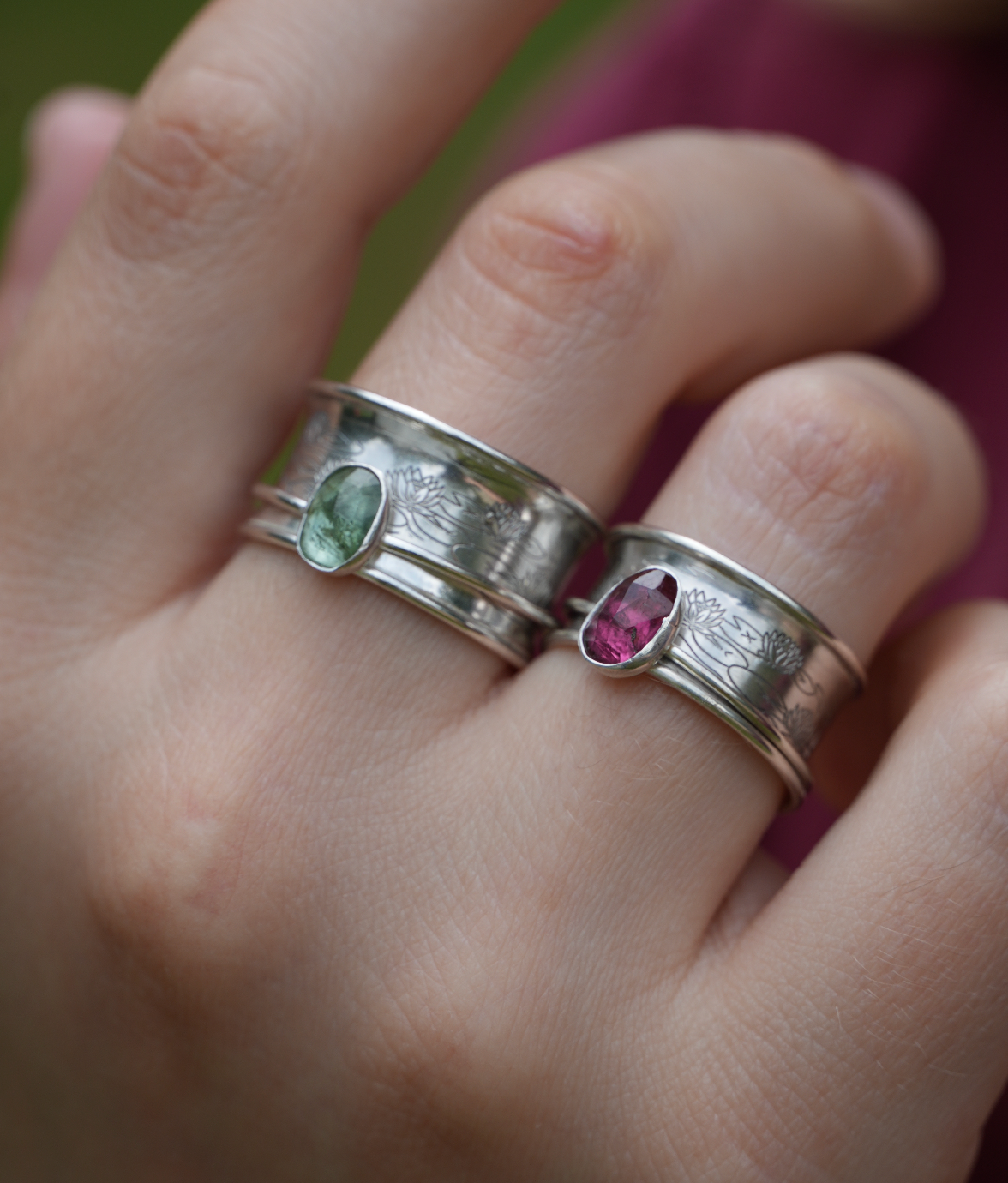 Water Lily Fidget Rings | Made-To-Order
