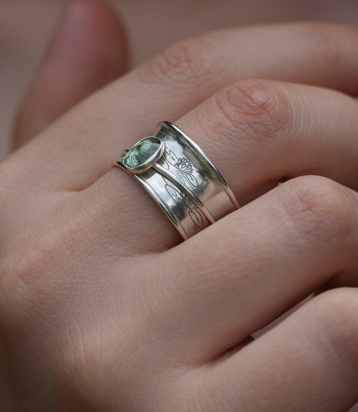 Water Lily Fidget Rings | Ready to Ship