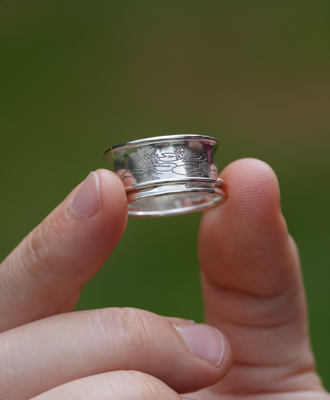 Water Lily Fidget Rings | Made-To-Order