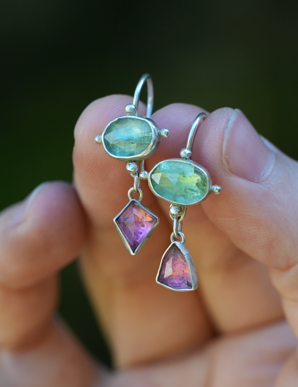 Strawberry Rhubarb Earrings| Ready to Ship