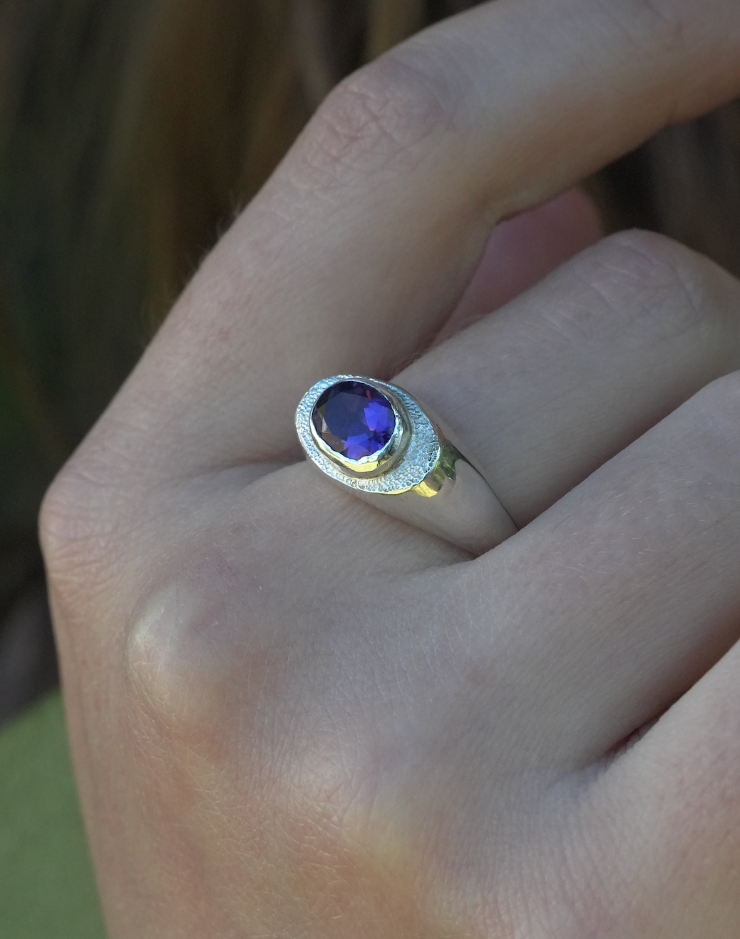 Equinox Amethyst Ring | Size 7.5