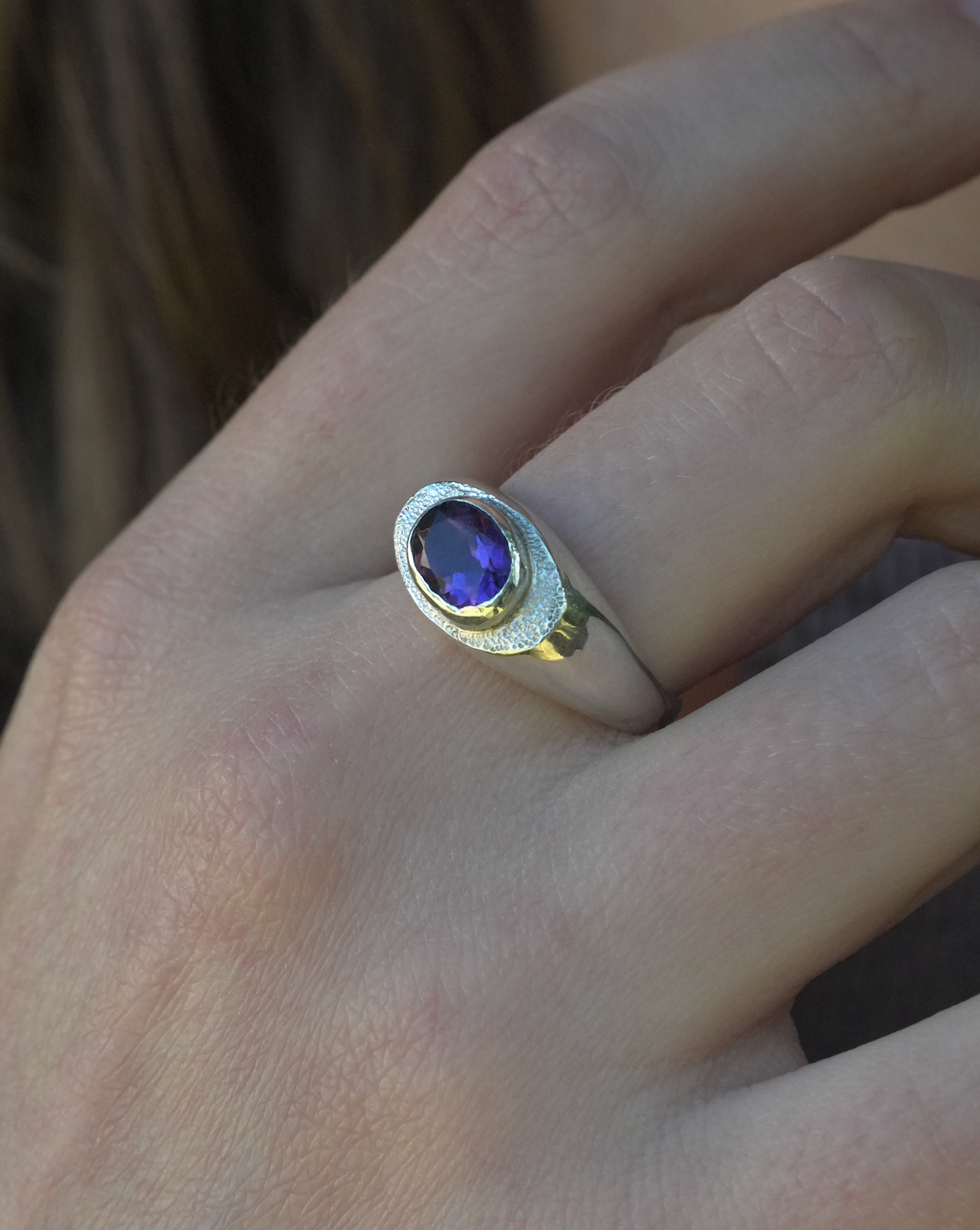 Equinox Amethyst Ring | Size 7.5