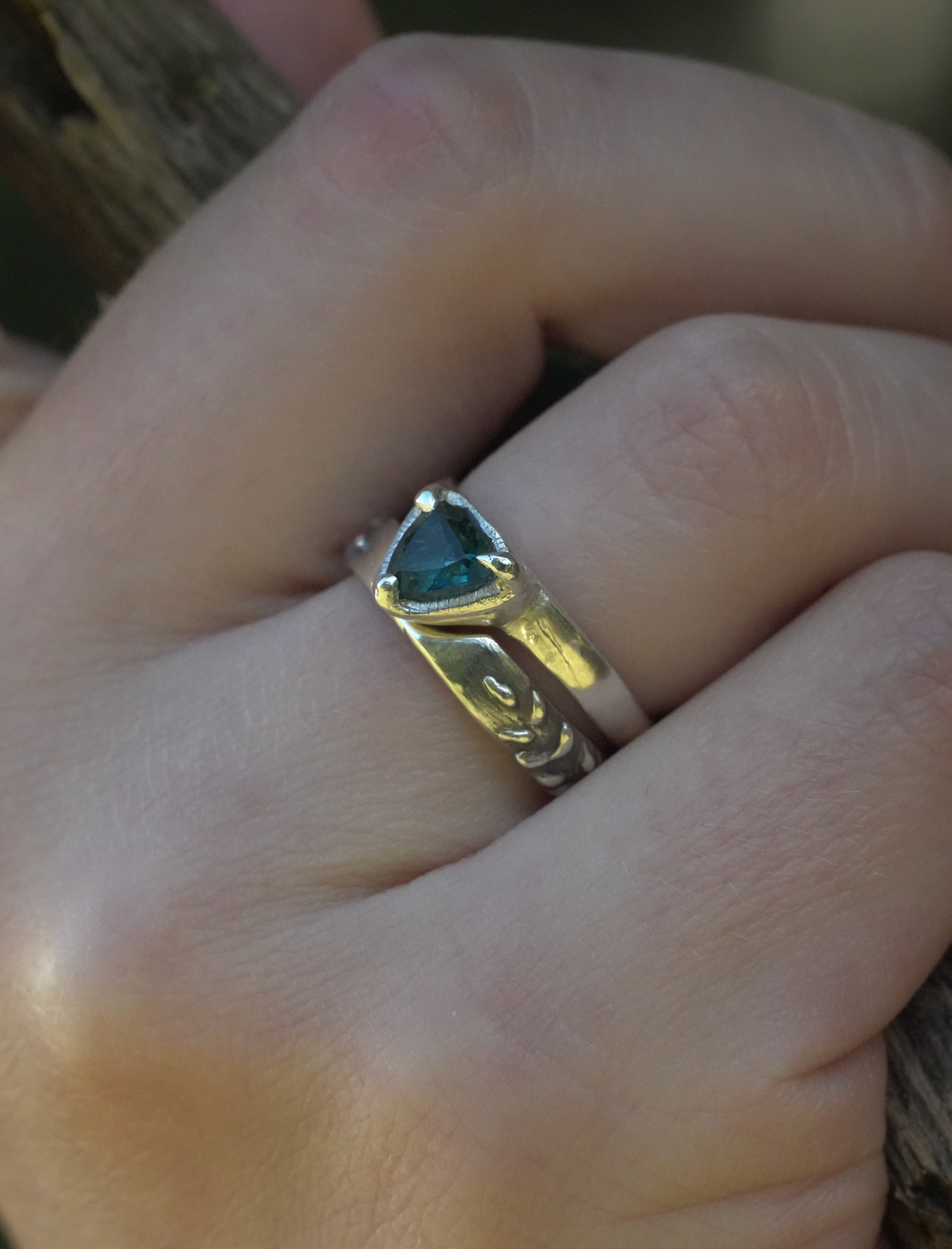 Equinox Topaz Ring Set | Size 5.5