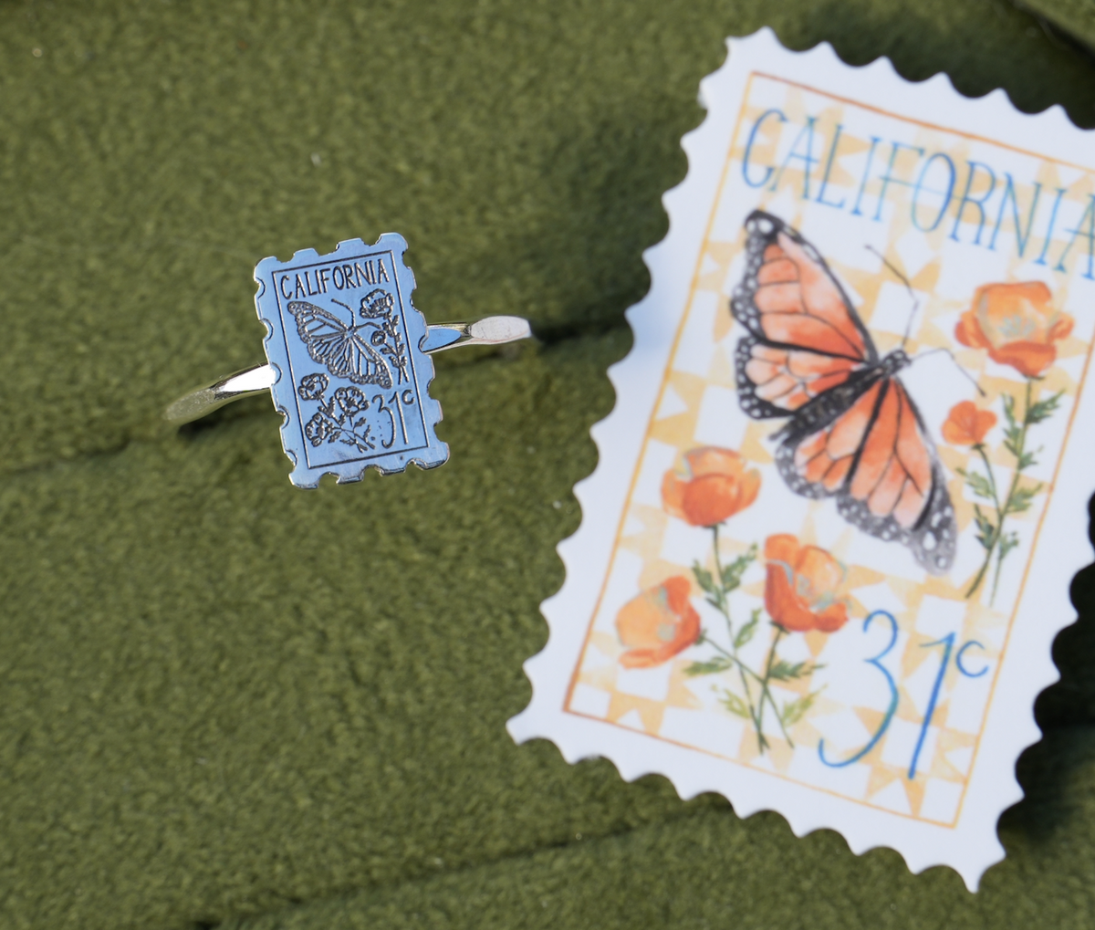 State Stamp Mini Ring | Made-To-Order