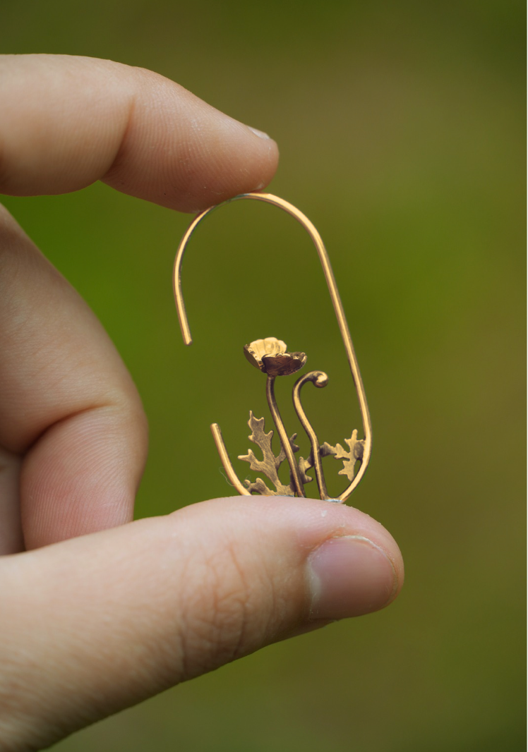 Poppy Dangles | Now Available in Gold Tone