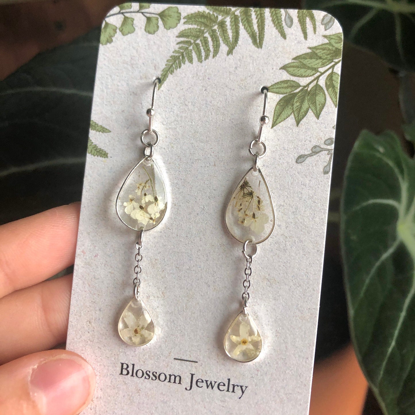 Lace Raindrop Earrings