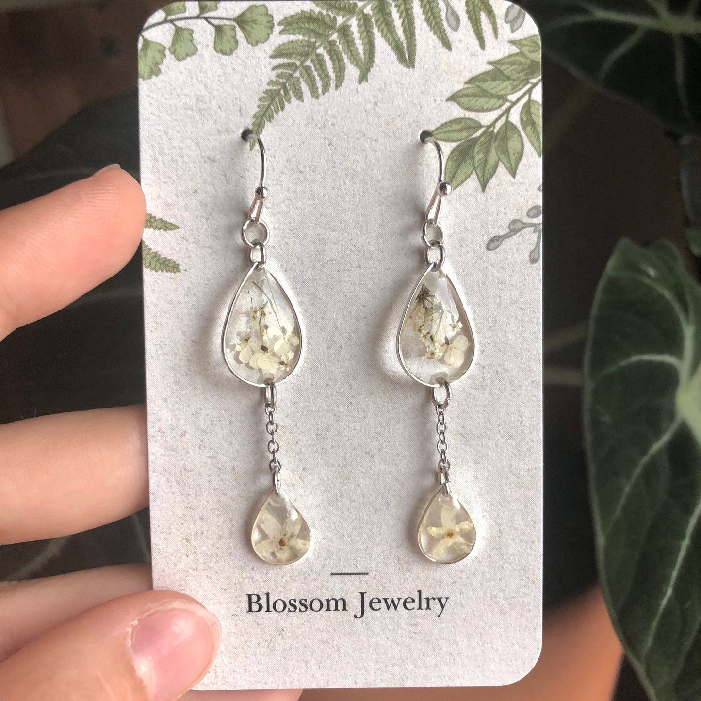 Lace Raindrop Earrings