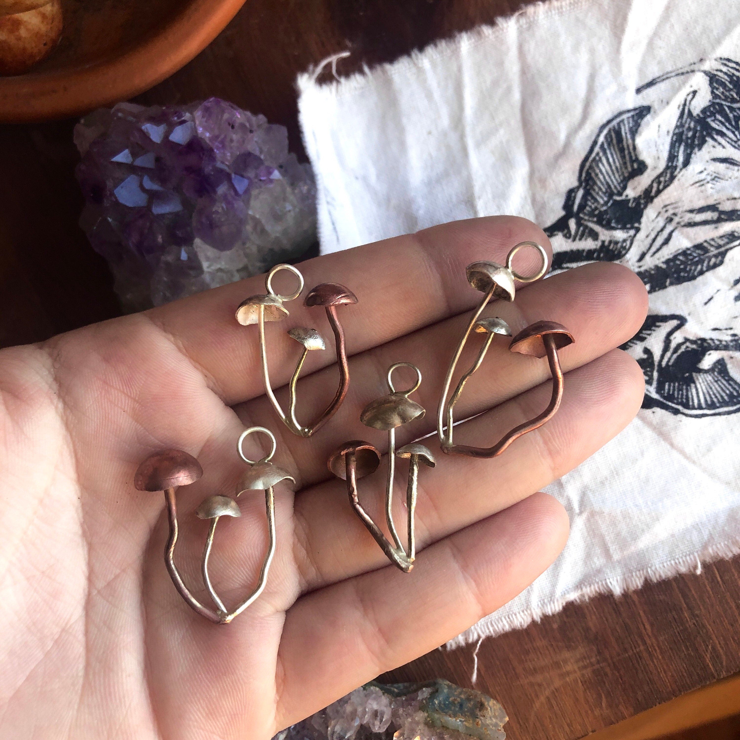 Diy deals mushroom earrings